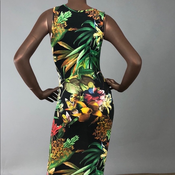 Tropical print dress - Picture 3 of 3